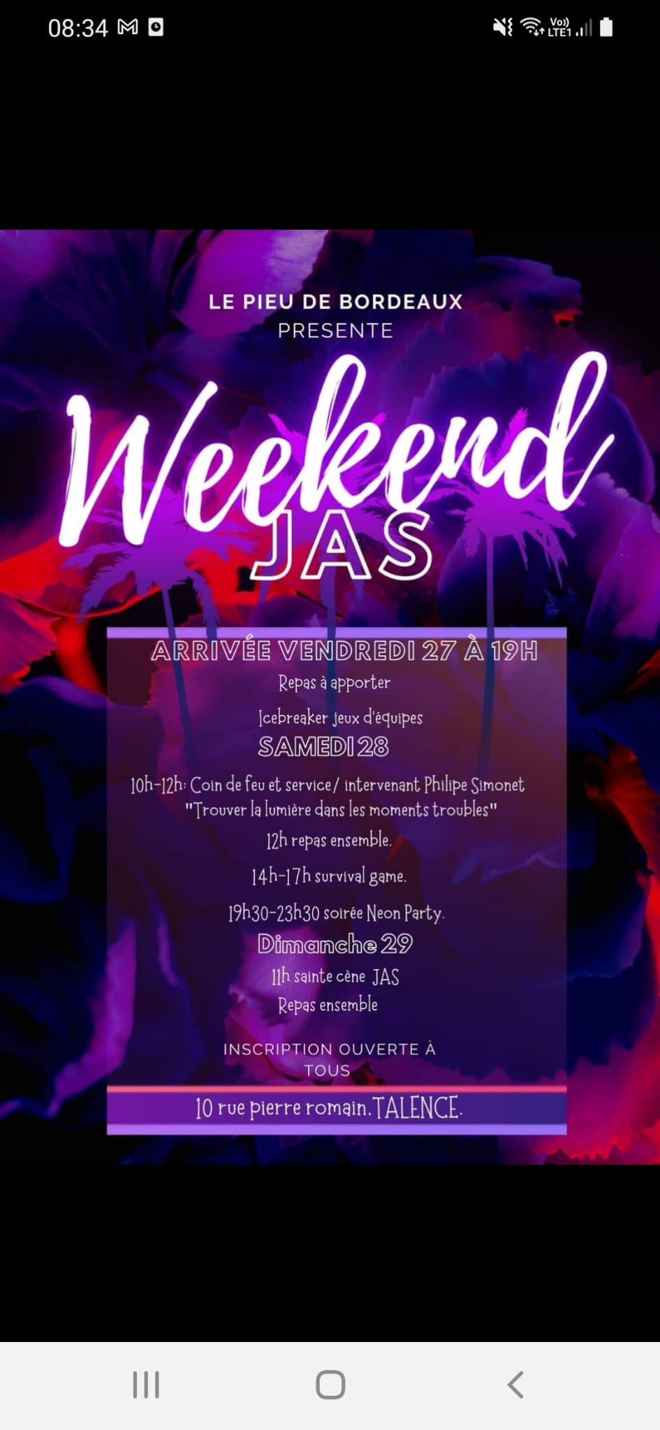 Week-end for the YSA – Bordeaux, France Stake