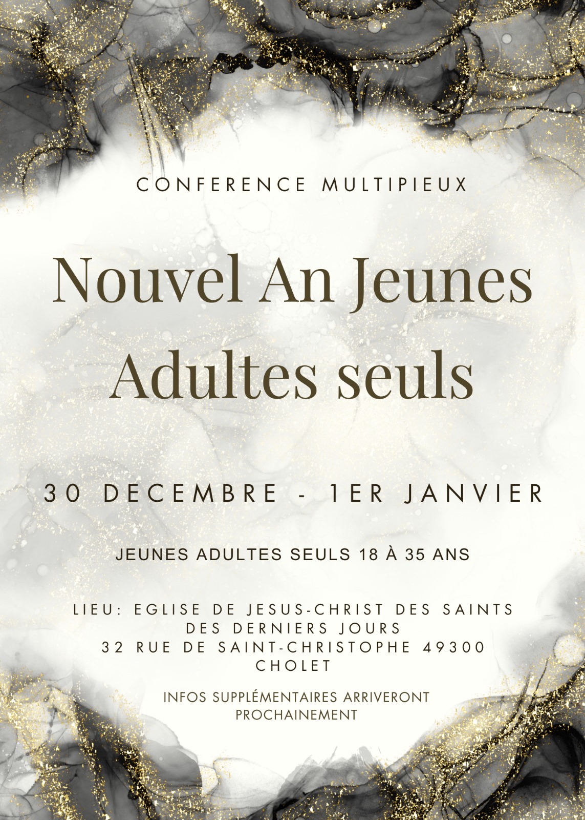 WEEK-END JAS NOUVEL AN PIEU DE RENNES CHOLET